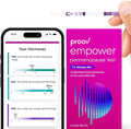 Proov - Empower Hormone Tracker - at Home FSH, LH, Estrogen & Progesterone Test Strips - Understand Your Hormone Balance - Perimenopause & Menopause Stage Indicator - Women 30-40+ - 1 Cycle Test Kit