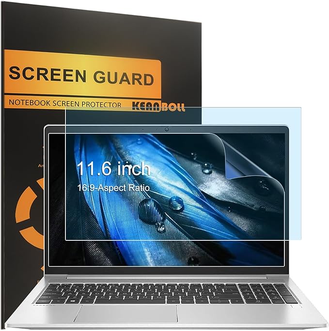 KEANBOLL 2-Pack 11.6" Blue Light Blocking & Anti-Glare Screen Protector | Universal Fit for HP, Dell, Asus, Samsung, Lenovo, Acer Chromebooks & 16:9 Laptops (Eye Comfort +Anti Blue Light)