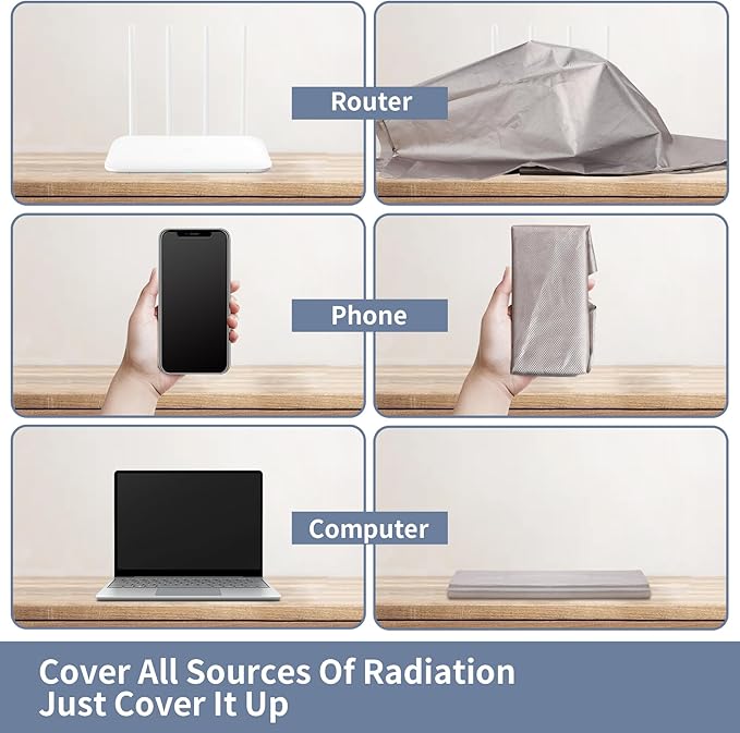Faraday Fabric 43" x 196" Faraday Cloth Military Grade Protection Fabric for Phone Signals, WiFi, Bluetooth, GPS, EMP & RF Signals