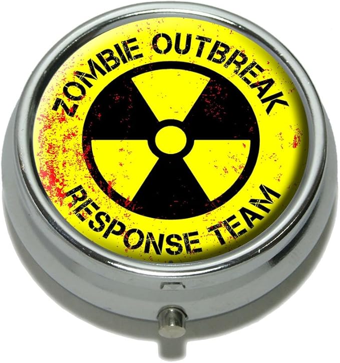 Zombie Outbreak Response Team - Radiation Symbol Pill Case Trinket Gift Box