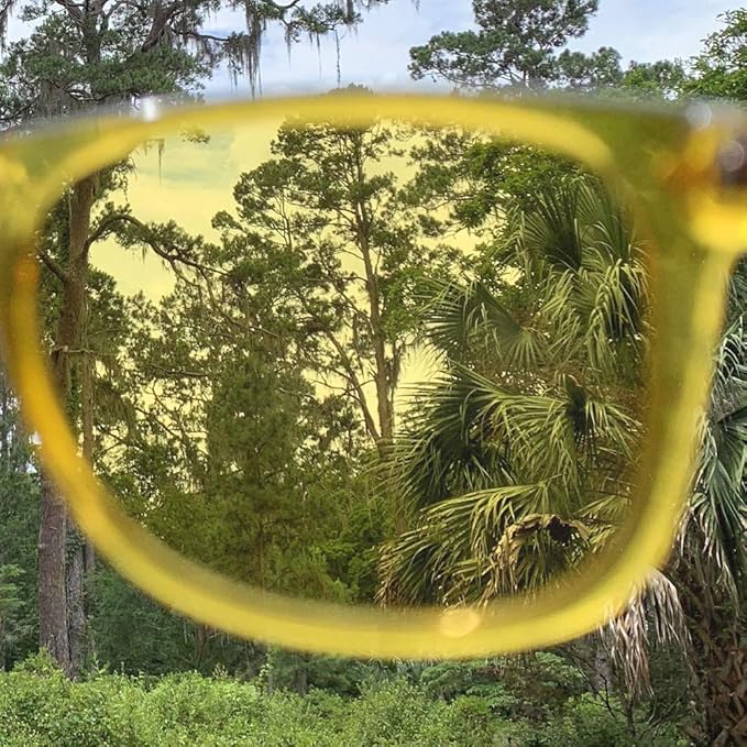 PURPLE CANYON Yellow Color Therapy Glasses for Chakra Healing, Chromotherapy, and Mood
