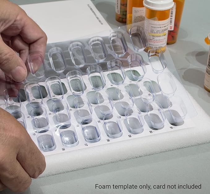 SureMed 31-Day Multi-Med Blister Card Sealing Foam