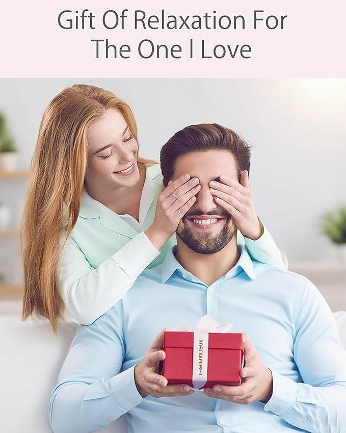 Eye Massager with Heat,Bluetooth Music Eyes Care Gift with 5 Massage Modes and 180° Folding Heated Eye Mask for Migraines Massages Eyes Muscles Gifts for Friend Loved Ones