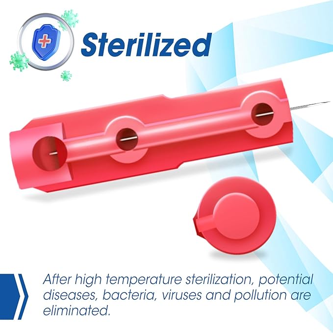 AZEN 650 Pcs Lancets for Diabetes Testing, 30 Gauge Multicolored Blood Sugar Lancets, Diabetic Lancets for Lancing Device