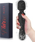 New Cordless Double-Ended Available Relaxation Myofascia Tool Handheld Portable Travel Home Office Work Sports Silicone Use to Relieve Deep Tissue Muscle Pain and Fatigue,Black