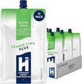 HTWO Plus Molecular Hydrogen Water with Electrolytes, Lemon Lime Flavor, Sugar Free Hydration Packets, 16.9oz 12 Pack, Energy Sports Drink, Performance & Recovery Support, Alternative to Hydrogenated Tablet - no Prep/Mess, 15 ppm
