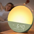 Wake Up Sunrise Alarm Clock: 10-60 Minutes Simulate Sunrise for Gentle Wake Up - 20 Adjustable Brightness Bright Enough for Heavy Sleepers - Dual Alarms with Sound Machine