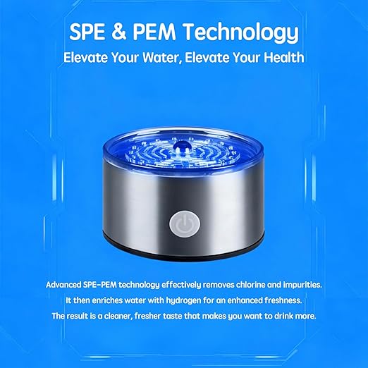 Hydrogen Water Bottle, Powerful Hydrogen Water Generator with SPE/PEM, 14OZ Portable Hydrogen Water Machine, Rechargeable Hydrogen Water Ionizer Machine for Health Support, Home, Travel, Office