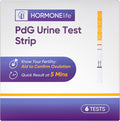 PdG Test Strips for Women – PDG Urine Tests to Confirm Ovulation, Easy at-Home Progesterone Metabolite Detection (6/12 Count) (6 Count)