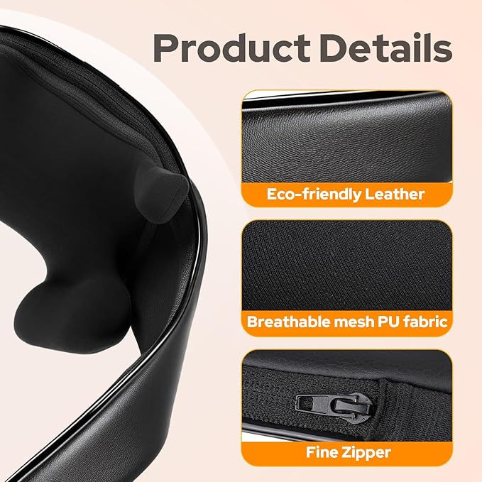 Shiatsu Neck and Back Massagers with Heat, Cordless Rechargeable 4D Kneading + Tapping Wearable Massager, 3 Tapping Intensities, 3 Speeds, Ultra-Quiet Under 45dB for Deep Muscle Relief
