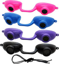 Super Sunnies EVO FLEX Flexible Tanning Bed Goggles Red Light Therapy Eye Protection UV Glasses, FDA Compliant - 4 Pack