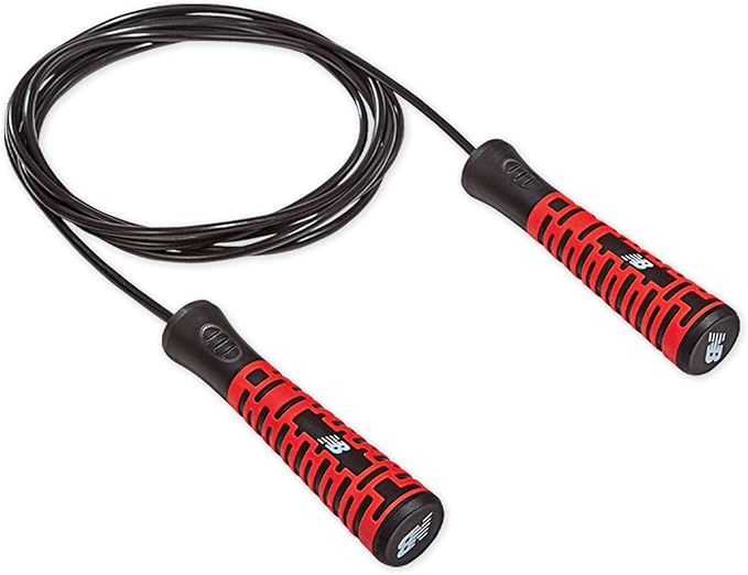 New Balance New Balance Speed Jump Rope - 9 Foot Long Adjustable Jumping Rope | Tangle-Free Skipping Cable & Ultra-Grip Handles