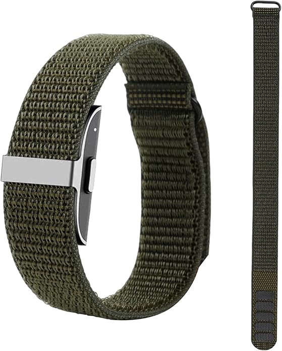 Nylon Loop Replacement Strap Compatible with Hume Health Band, Soft Breathable Adjustable Sport Wristband for Fitness Tracker, Women & Men