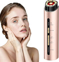Microcurrent Facial Device, 3 Modes Red & Blue Light Therapy for Face and Neck, Face Massager Smart Temperature Control, 1800mAh Rechargeable for Home & Travel Use, Skincare Gift