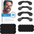 Nasal Strips for Snoring,Extra Strength Snoring Solution Nose Strips for Breathing,Sports, Sleep,Dark Black,30PCS