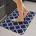 WISELIFE Anti Fatigue Floor Mat - 4/5 Inch Thick Kitchen Mat Non Slip Waterproof Heavy Duty Ergonomic Comfort Mat Durable for Home, Office, Sink, Laundry,(20" x 32", Blue)