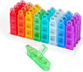 Mouthly Pill Organizer 4 Times a Day,GrnPeak 30 Day Pill Holder with Removable Daily Cases, Travel Friendly, Transparent Design for Small Pills & Vitamins