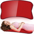 Red Light Therapy for Body, 31.5''× 24'' Eligible Red Light Therapy Pad, Dual Chip Grade 420 LEDs 660nm & 850nm Light Therapy Mat with Timer Remote Control