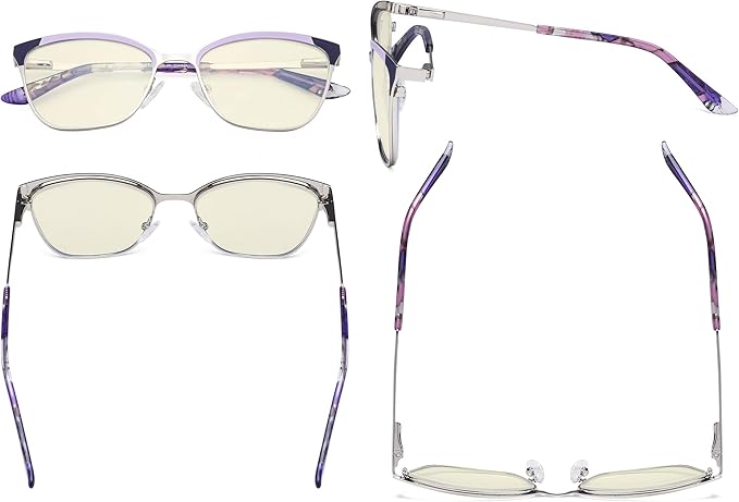 Eyekepper Ladies Butterfly Design Blue Light Glasses - Computer Screen Eyegalsses Women