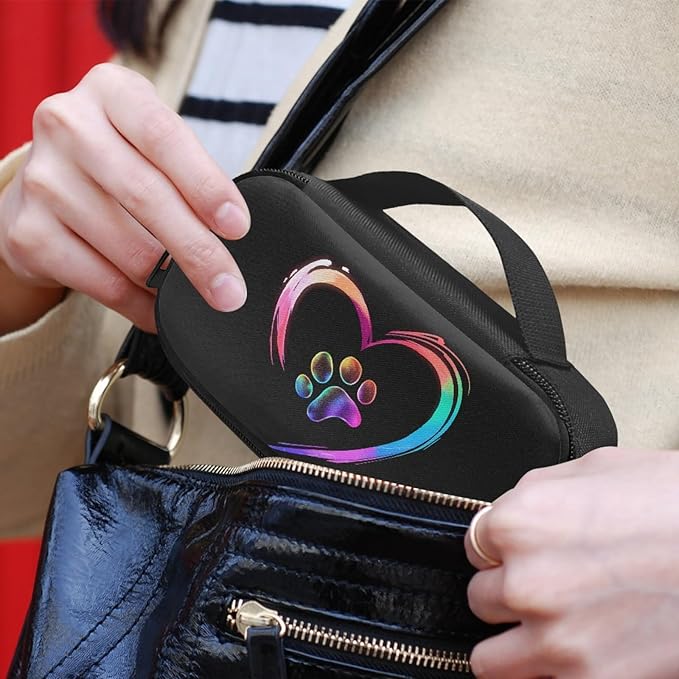 Love Paws Insulated Medicine Carrying Case for Diabetic Testing Kit Glucose Meter Storage Case Insulin Storage Bag for Insulin Pens Glucose Meters Medication