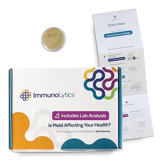 Mold Test Kit for Home - Professional Lab Analysis and Expert Consultation Included- Protect Your Home & Family (1 Room/Plate)