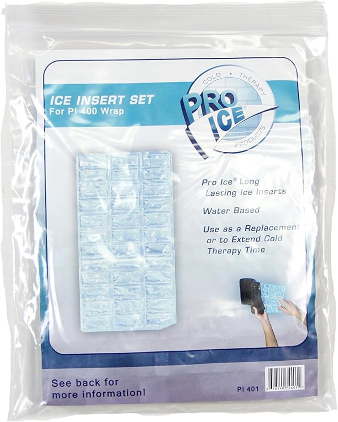 Pro Ice Cold Therapy Ice Pack Body Wrap for Knee, Arms, Hip or Back + Ice Pack Insert for PI 400 & PI-401