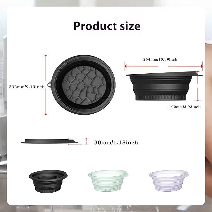 Face Bowl for Ice with Built-In Ice Tray Collapsible Silicone Facial Ice Bath Bowl for Cold Plunge Therapy Portable Spa Tool for Skin Tightening and Acne Relief Perfect for Home and Travel Green