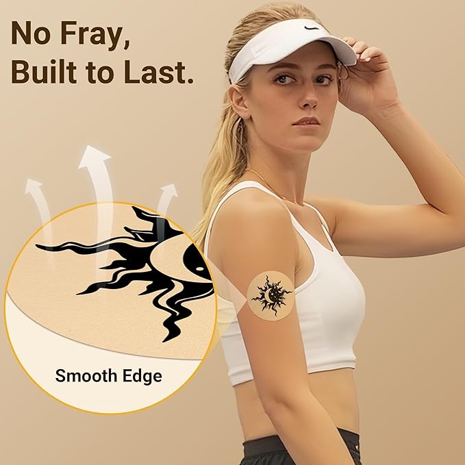 Libre 3 Sensor Covers Tattoo Waterproof, Amolyfe 10 Pack Freestyle Libre 3 Plus Covers, Bump-Proof with Hard Cap, Waterproof Breathable Medical CGM Adhesive Patches, 14-Day CGM Protection (Lion)