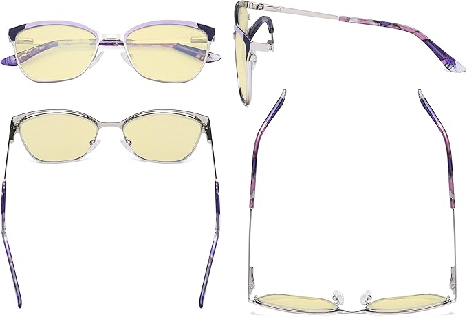 Eyekepper Ladies Butterfly Design Blue Light Glasses - Computer Screen Eyegalsses Women