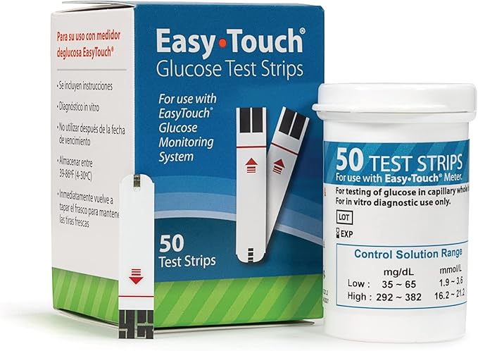 Easy Touch Glucose Test Strips (50ct)
