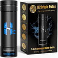 Hydrogen Water Bottle Generator, Up to 9000 PPB Hydrogen Bottle Water Ionizer with SPE/PEM Technology, 3-in-1 Portable Universal Adapter and Refreshing Mist Spray