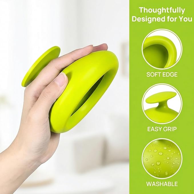 Chest Percussion Cup for Adults Silicone Mucus Removal Device for Home Adult Clearing Aid with Suction Suppor Alternative for Lung Percussion