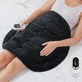 immtree Weighted Heating Pad for Period Cramps, 29" x 24" Extra Large Electric 7lbs Heated Pads, Back Shoulder Knee Abdomen Pain Relief, Soft Heavy Lap Blanket, Warm Christmas Gift, 7 Pounds, Black