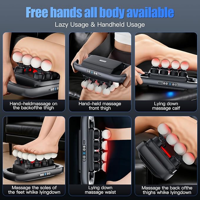 20 Heads Massage Gun Set, Deep Tissue Percussion Massager with 3 Modes&30 Intensities-Muscle Massage Gun for Back/Shoulder/Foot/Body/Hand Muscle Pain Relief,Birthday Gifts