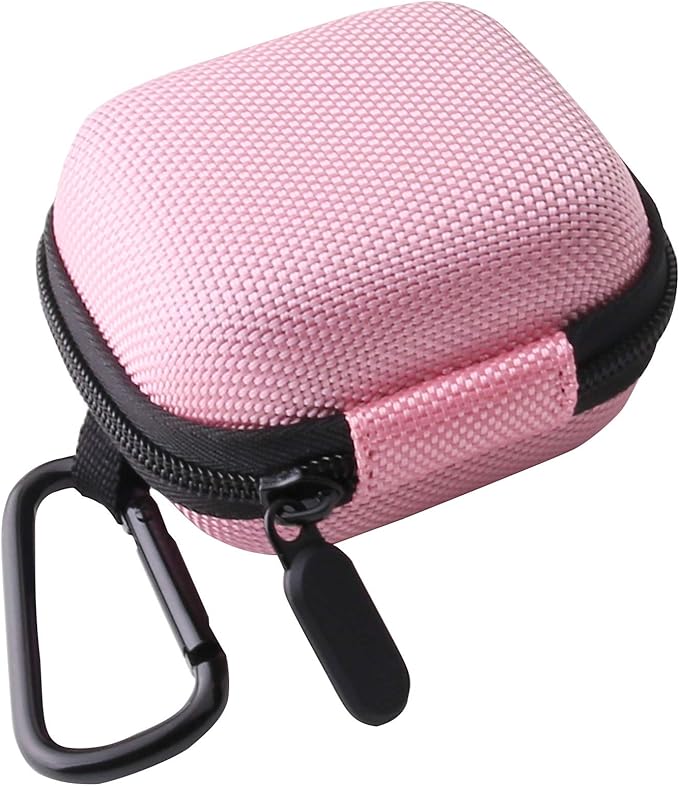 WERJIA Hard Storage Case for Fingertip Pulse Oximeter Blood Oxygen Fingertip Oximeter Case (Pink)