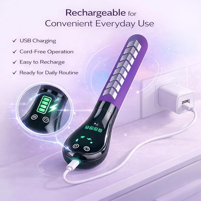 Pelvic Floor Exerciser for Women, kegel Pelvic Floor Trainer, Pelvic Floor strengthening Device, kegel Exercise Tool with Multiple Modes, Discreet Rechargeable Personal Care Device (Purple)