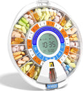 Betife 2nd Gen Automatic Pill Dispenser for Elderly with Alarm – 28 Slots, Key Locked, Alarm & Light Reminder, Mix-Proof, XL Display, 6 Dosage Rings，Easy Setup for Daily Medication （Organizer）