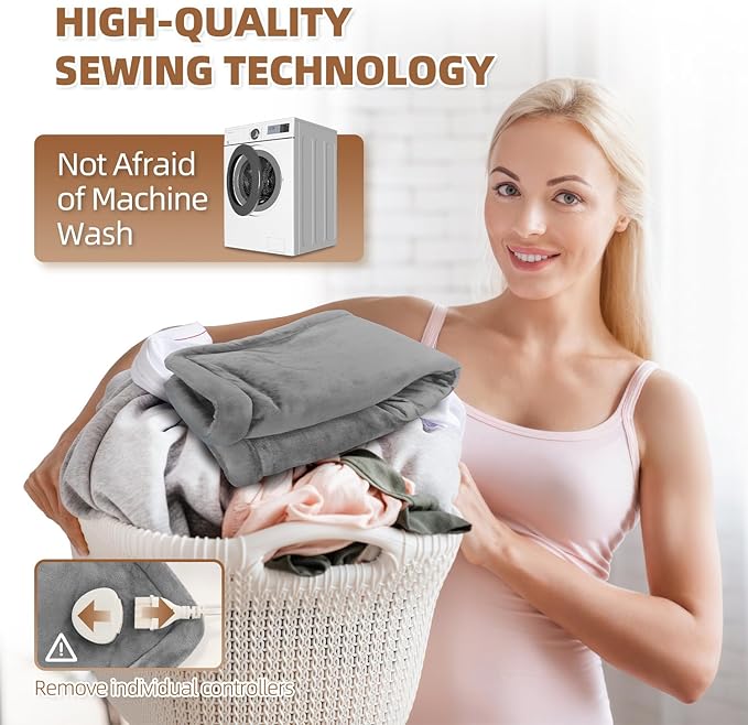 Heating Pad for Neck and Shoulders, 2lb Weighted Electric Neck Heating Pad for Back Pain Relief 10 Heat Settings 3 Timers Auto Off Birthday Christmas Gifts for Women Mom Men Dad