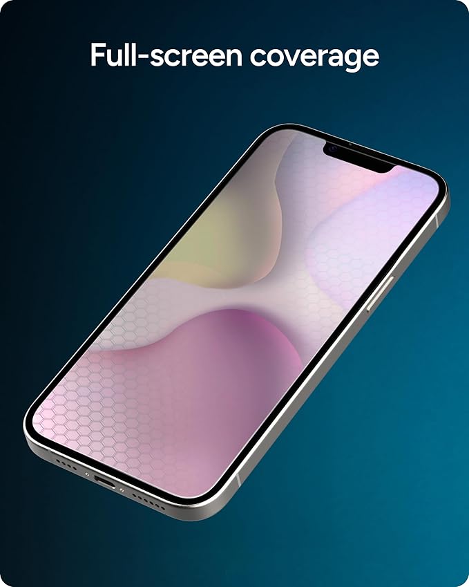 ZAGG XTR4 Screen Protector for iPhone 17e/ 16e/ 14/13/ 13 Pro - 11x Stronger Tempered Glass, Blue Light Filtration, Anti-Reflective Technology, Graphene Reinforced, InvisibleShield, Easy Installation