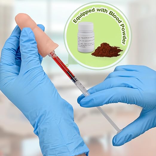 Ultrassist Blood Glucose Test Trainer, Simulated Finger Peripheral Blood Collection Practice