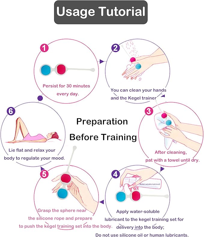 kegel Exercise System, Kegel Exercise Weight Control Set, Food-Grade Silicone: Pelvic Floor Exercise, Pelvic Floor Exercise Devices, kegel Exerciser, Pelvic Floor Muscle