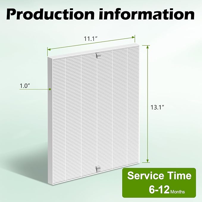 C545 True HEPA Replacement Filter 4 Pack H13 True HEPA Air Filter Replacement for Winix C545 Purifier Filter S Compatible with Part 1712-009600, 2522-0058-00 Allergy & Dust Reduction