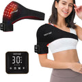 Cordless Red Light Therapy for Shoulder, Near Infrared Light Therapy Device Pulse for Elbow Shoulder Arm Joint Pain Relief Muscle Relax, Portable for Home Office Business Trip Use