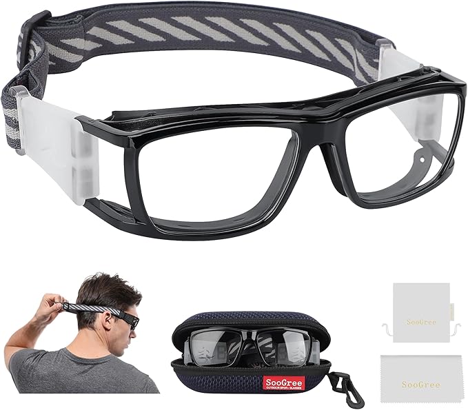 Sport Glasses for Men Women Basketball Football Sport Goggles Anti Fog Shock Collision Wearable Glasses