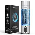 Upgrade Hydrogen Water Bottle, Up to 6400PPB Hydrogen Water Generator -SPE PEM Tech, 7OZ Food-Grade PC Hydro Water Machine, Health Care Gifts for Husband, Wife, Family, Friends, Travel (Sliver)