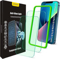 Blue Light Screen Protector for iPhone 13/13 Pro/14/16e/17e (6.1inch), Eye Protection Tempered Glass Film, Scratch-Resistant, No Bubble with Easy Installation Kit, 2 Pack