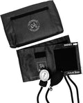 EMI Deluxe Aneroid Sphygmomanometer Manual Blood Pressure Monitor Adult Cuff Set with Case - #217 (Black)