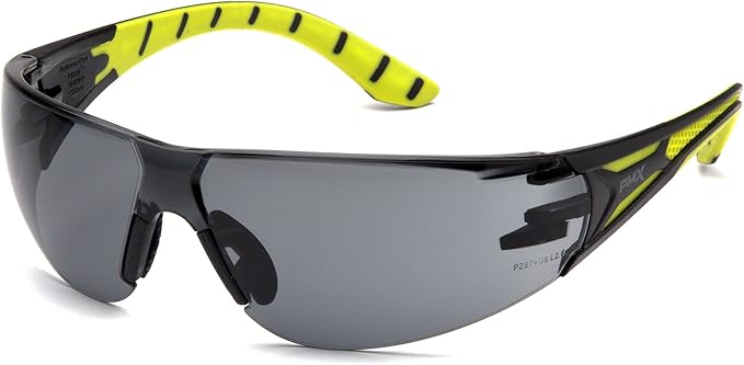 Pyramex Endeavor Plus Safety Glass Black/Gray Frame With Foam Padding Clear H2MAX Anti-fog Lens