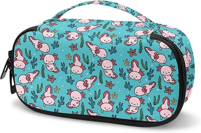 Axolotl Insulin Cooler Travel Case for Insulin Pen Diabetic Medical Cooler Bag Portable Medication Cooler Bag for Insulin Pens and Blood Glucose Monitor Supplie