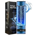 Hydrogen Water Bottle Generator – Portable Hydrogen Water Machine, Up to 6000 PPB | SPE/PEM Certified H₂ Tech | Hydrogen-Rich Water for Energy & Hydration | Healthy Gift for Family & Friends (Blue)